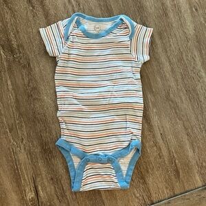 Wonder Nation Blue and Orange Bodysuit with Snap Closure